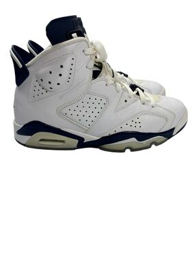 Nike Air Jordan 6 Retro White Midnight Navy Men’s Size 9.5 CT8529-141